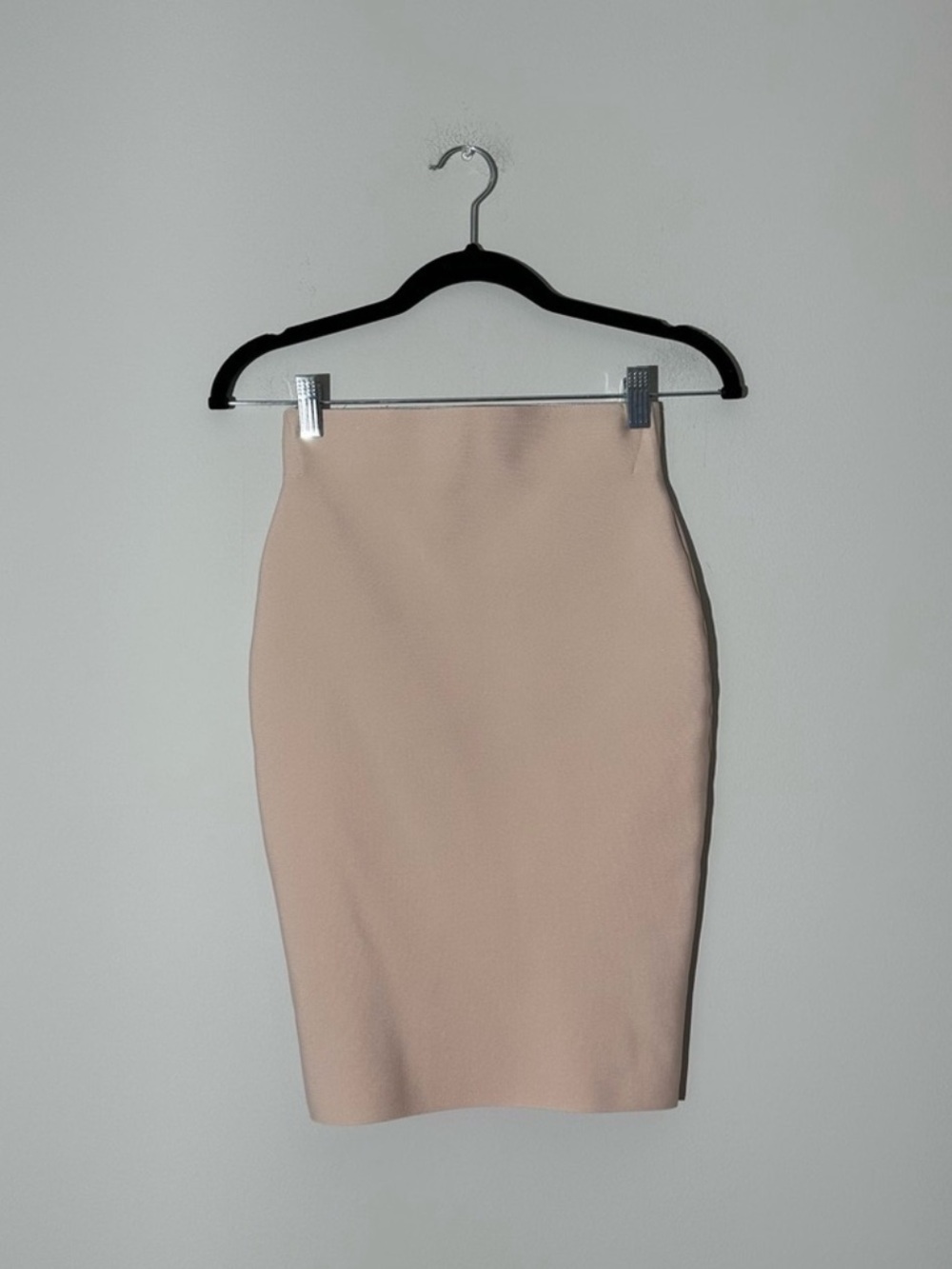 Shinestar Blush Beige High-Waist Pencil Skirt Size S
